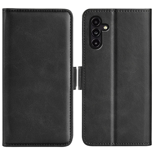 For Samsung Galaxy A14 5G Dual-side Magnetic Buckle Leather Phone Case