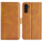 For Samsung Galaxy A14 5G Dual-side Magnetic Buckle Leather Phone Case