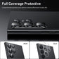 For Samsung Galaxy S23 Ultra 5G ENKAY Hat-Prince AR Anti-reflection Aluminium Alloy Tempered Glass Camera Lens Film