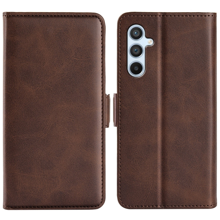 For Samsung Galaxy A54 5G Dual-side Magnetic Buckle Horizontal Flip Leather Phone Case