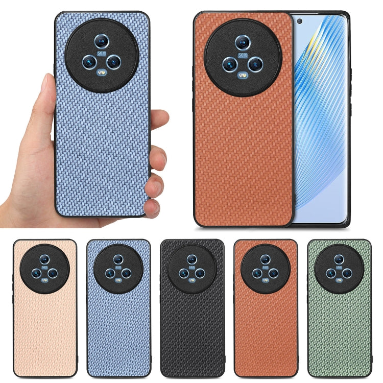 Carbon Fiber Texture Leather Back Cover Phone Case