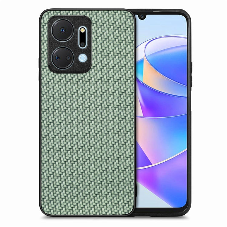Carbon Fiber Texture Leather Back Cover Phone Case