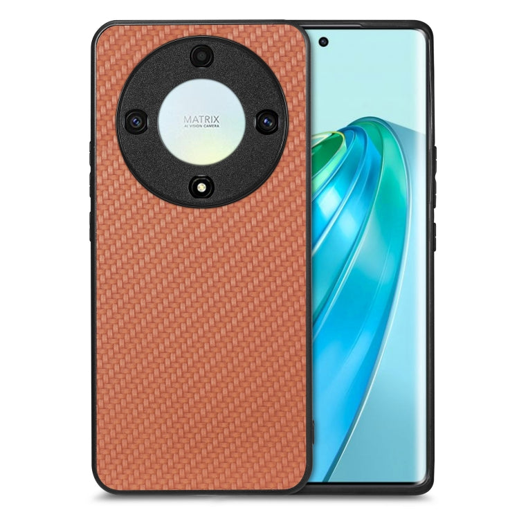 Carbon Fiber Texture Leather Back Cover Phone Case