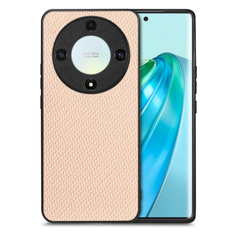 Carbon Fiber Texture Leather Back Cover Phone Case