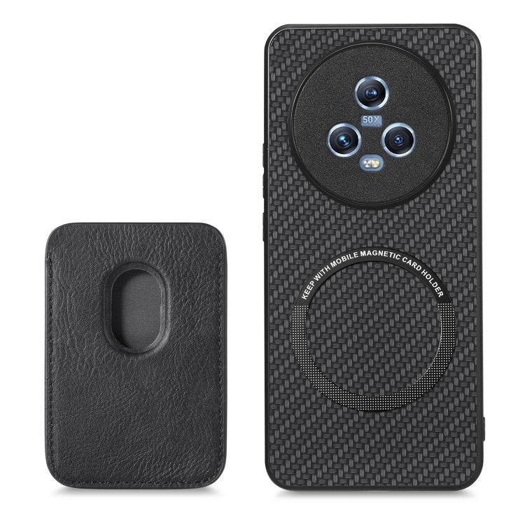 Carbon Fiber Leather Card Magsafe Magnetic Phone Case