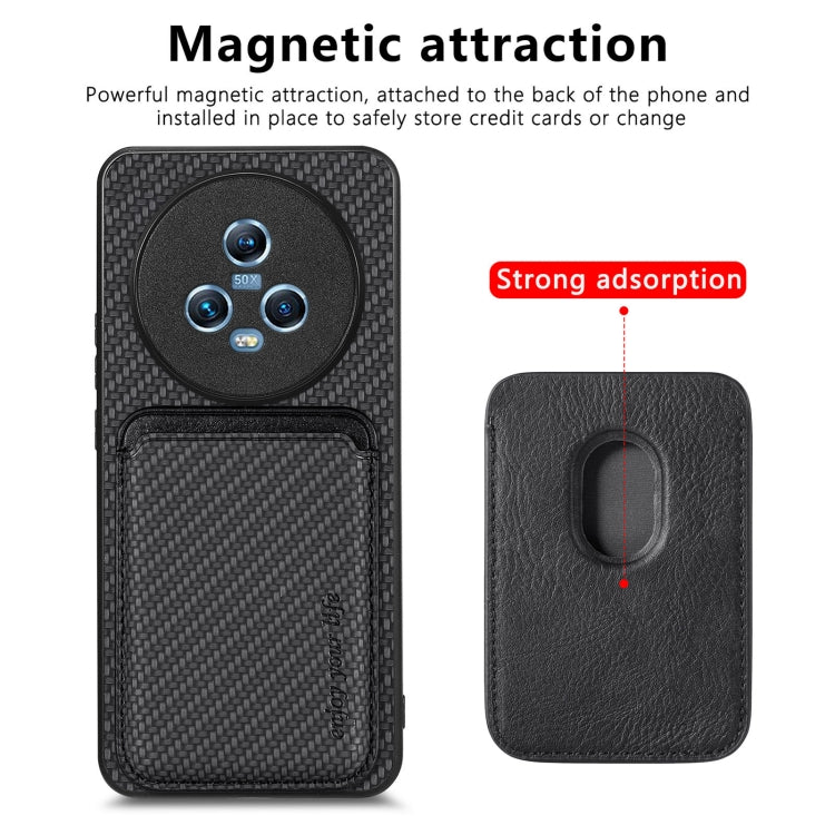 Carbon Fiber Leather Card Magsafe Magnetic Phone Case
