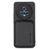Carbon Fiber Leather Card Magsafe Magnetic Phone Case