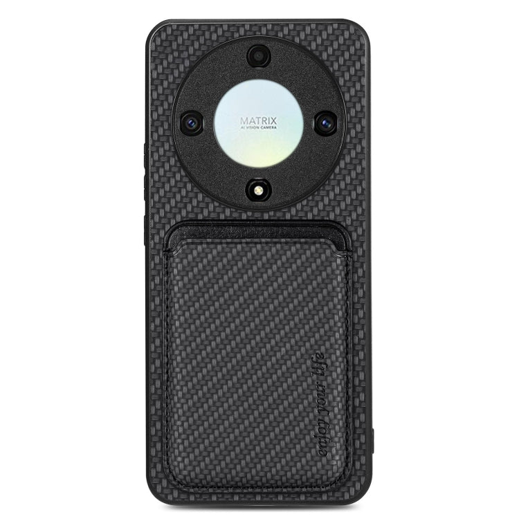 Carbon Fiber Leather Card Magsafe Magnetic Phone Case