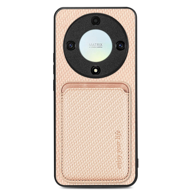 Carbon Fiber Leather Card Magsafe Magnetic Phone Case