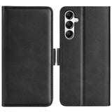 For Samsung Galaxy A34 Dual-side Magnetic Buckle Horizontal Flip Leather Phone Case