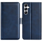 For Samsung Galaxy A34 Dual-side Magnetic Buckle Horizontal Flip Leather Phone Case