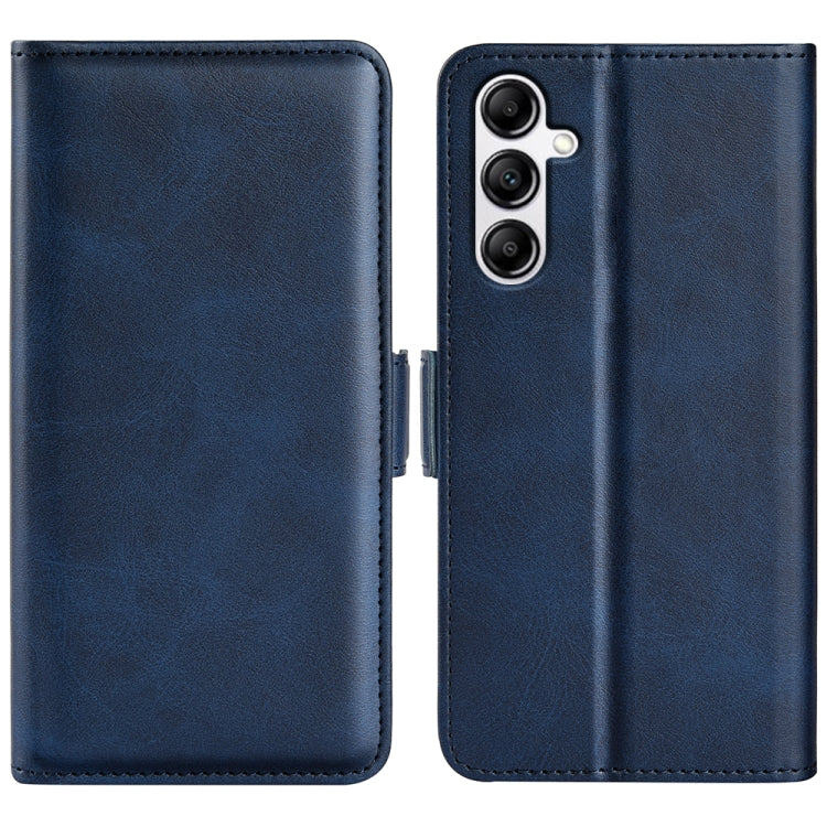 For Samsung Galaxy A34 Dual-side Magnetic Buckle Horizontal Flip Leather Phone Case