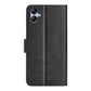 For Samsung Galaxy A04e Dual-side Magnetic Buckle Horizontal Flip Leather Phone Case