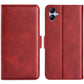 For Samsung Galaxy A04e Dual-side Magnetic Buckle Horizontal Flip Leather Phone Case