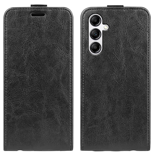 For Samsung Galaxy A34 5G R64 Texture Vertical Flip Leather Phone Case