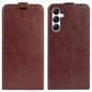 For Samsung Galaxy A34 5G R64 Texture Vertical Flip Leather Phone Case