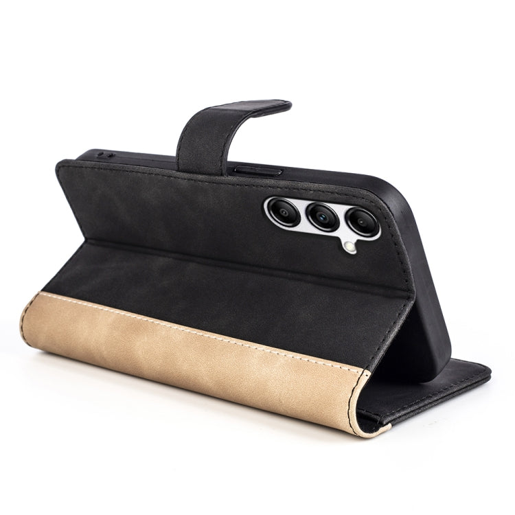 For Samsung Galaxy A34 5G Stitching Horizontal Flip Leather Phone Case