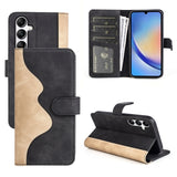 For Samsung Galaxy A34 5G Stitching Horizontal Flip Leather Phone Case