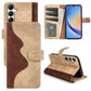 For Samsung Galaxy A34 5G Stitching Horizontal Flip Leather Phone Case
