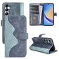 For Samsung Galaxy A34 5G Stitching Horizontal Flip Leather Phone Case