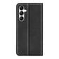 For Samsung Galaxy A34 5G Retro-skin Magnetic Suction Leather Phone Case