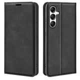 For Samsung Galaxy A34 5G Retro-skin Magnetic Suction Leather Phone Case