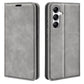 For Samsung Galaxy A34 5G Retro-skin Magnetic Suction Leather Phone Case