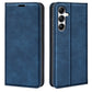 For Samsung Galaxy A34 5G Retro-skin Magnetic Suction Leather Phone Case