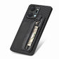 Carbon Fiber Horizontal Flip Zipper Wallet Phone Case