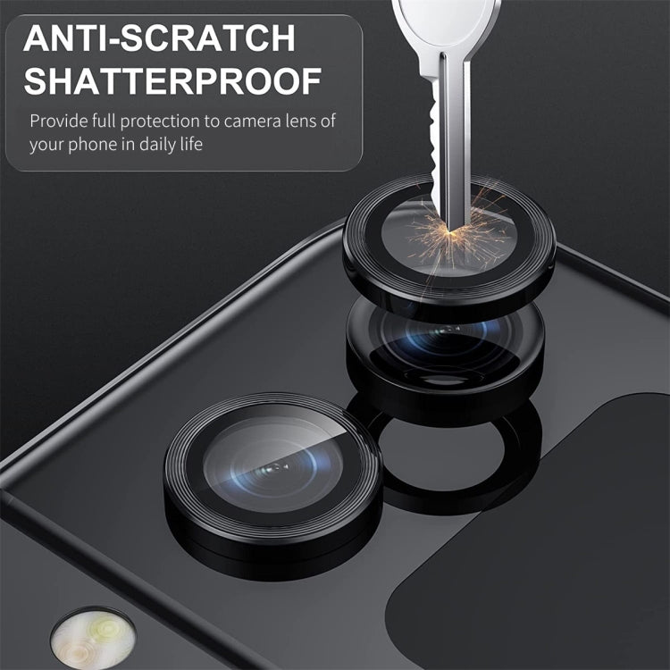 For Samsung Galaxy Z Flip4 / W23 Flip ENKAY Hat-Prince 9H Rear Camera Lens Aluminium Alloy Tempered Glass Film