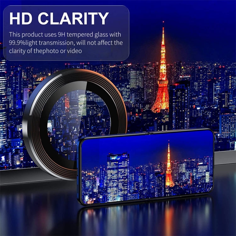 For Samsung Galaxy Z Flip4 / W23 Flip ENKAY Hat-Prince 9H Rear Camera Lens Aluminium Alloy Tempered Glass Film