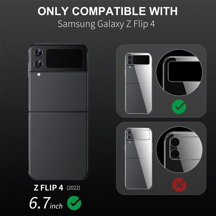 For Samsung Galaxy Z Flip4 / W23 Flip ENKAY Hat-Prince 9H Rear Camera Lens Aluminium Alloy Tempered Glass Film