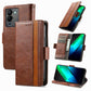 CaseNeo Splicing Dual Magnetic Buckle Leather Phone Case