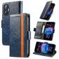 CaseNeo Splicing Dual Magnetic Buckle Leather Phone Case
