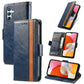 CaseNeo Splicing Dual Magnetic Buckle Leather Phone Case