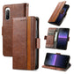 CaseNeo Splicing Dual Magnetic Buckle Leather Phone Case