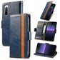 CaseNeo Splicing Dual Magnetic Buckle Leather Phone Case