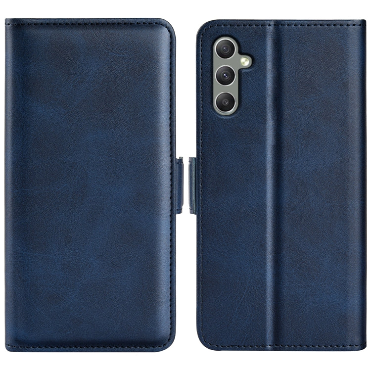For Samsung Galaxy A24 4G / 5G Dual-side Magnetic Buckle Leather Phone Case