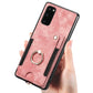 Retro Skin-feel Ring Multi-card Wallet Phone Case