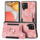 Retro Skin-feel Ring Multi-card Wallet Phone Case