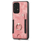 Retro Skin-feel Ring Multi-card Wallet Phone Case