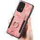 Retro Skin-feel Ring Multi-card Wallet Phone Case