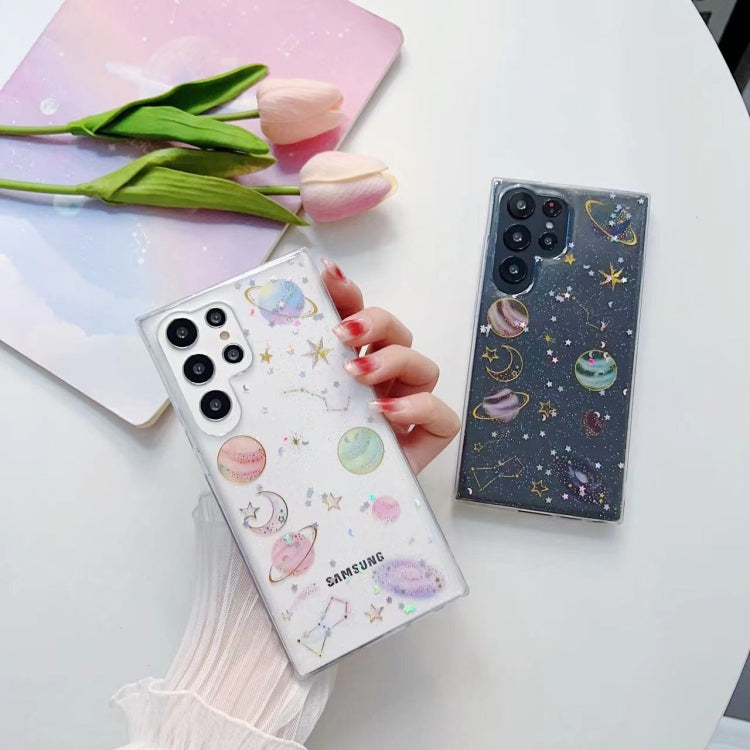Cosmic Star Glitter Epoxy TPU Phone Case