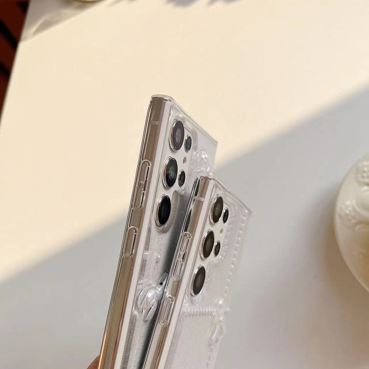 Clear Crystal Butterflies TPU Phone Case