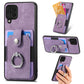 Retro Skin-feel Ring Card Wallet Phone Case
