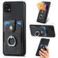 Retro Skin-feel Ring Card Wallet Phone Case