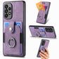 Retro Skin-feel Ring Card Wallet Phone Case