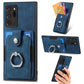 Retro Skin-feel Ring Card Wallet Phone Case