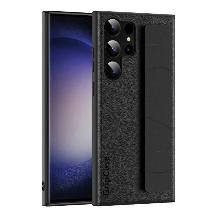 Skin Elastic Wrist Grip Back Cover Phone Case, For Samsung Galaxy S25 5G, For Samsung Galaxy S25+ 5G, For Samsung Galaxy S25 Ultra 5G, For Samsung Galaxy S24 Ultra 5G, For Samsung Galaxy S24+ 5G, For Samsung Galaxy S24 5G, For Samsung Galaxy S23 Ultra ...