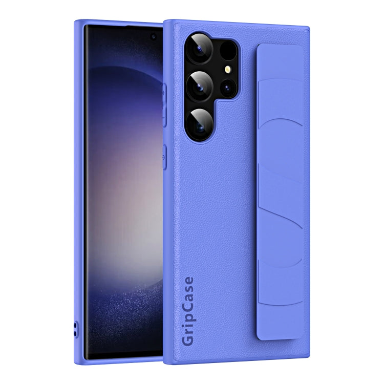 Skin Elastic Wrist Grip Back Cover Phone Case, For Samsung Galaxy S25 5G, For Samsung Galaxy S25+ 5G, For Samsung Galaxy S25 Ultra 5G, For Samsung Galaxy S24 Ultra 5G, For Samsung Galaxy S24+ 5G, For Samsung Galaxy S24 5G, For Samsung Galaxy S23 Ultra ...